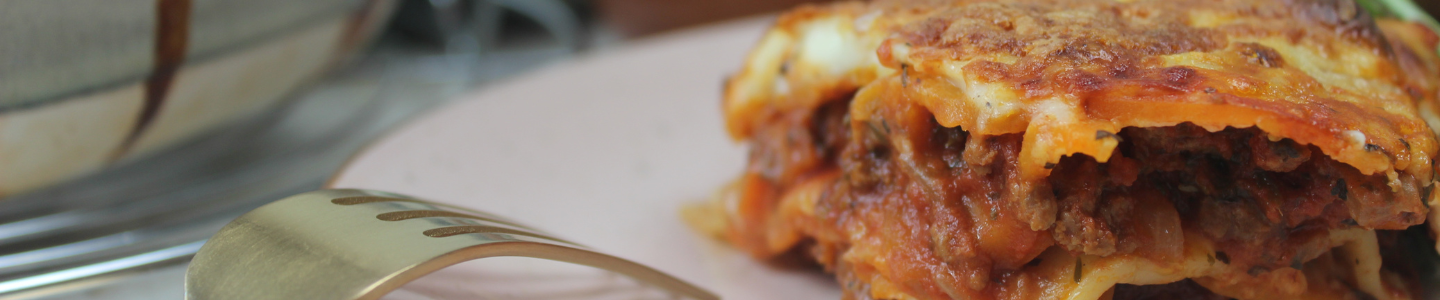 Zoete aardappel lasagne